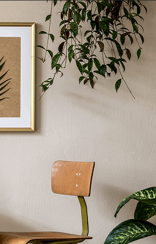 Interior wall art and plant styling by Prestige Craft Interiors